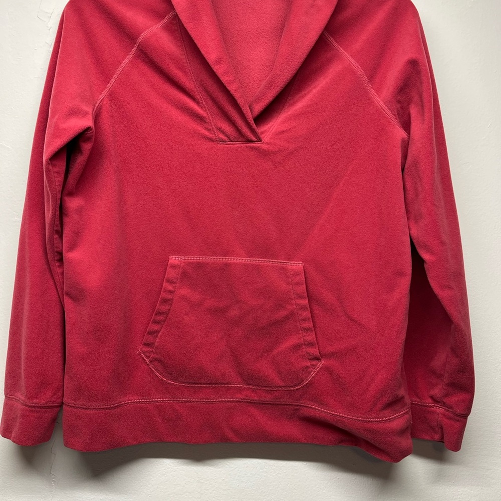 L.L. Bean Vibrant Red Fleece Jacket